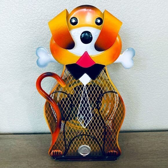 Metal Dog Rustic Decor Electric Fan - Picture 1 of 6